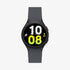 ACS06394 - Galaxy Watch 6 Classic (47mm) Case Liquid Air in matte black showing the front